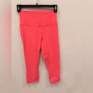 Lululemon‎ Align High-Rise Leggings Size 8 Coral Pink Nulu Yoga Pants